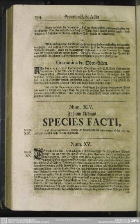 Num. XV.
