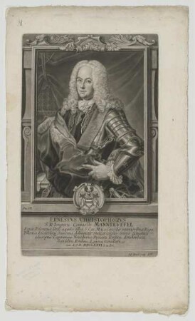 Bildnis des Ernestus Christophorus Mannteuffel