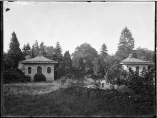 Karlsruhe Fasanengarten Teehäuschen - Pavillon á la chinoise Ansicht von Süden