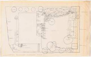 Garten Kurt Rasehorn, Kleinmachnow: Pflanzplan 1:50