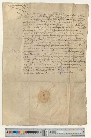 Präsentation an Propst Jacob Schomaker für eine Vikarie am Allerheiligen Altar zu St. Lamberti [lat].