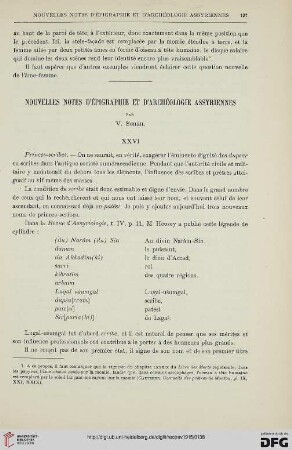 37: Nouvelles notes d'épigraphie et d'archéologie assyriennes