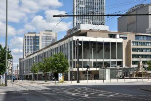 Foyerbau der Städtischen Bühnen Frankfurt; Frankfurt, Willy-Brandt-Platz 1