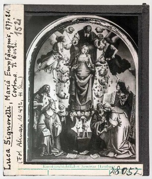 Luca Signorelli: Mariä Empfängnis, Cortona, Il Gesú