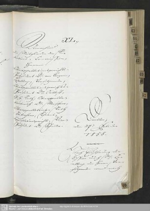 XL., 27. Februar 1858