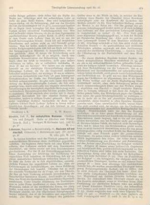 473-477 [Rezension] Strehle, F., Der metaphysische Monismus. Christentum und Zeitgeist