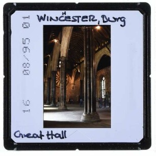 Winchester, Winchester Castle : Innenansicht Great Hall