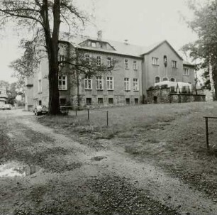 Klein Loitz. Gutshaus : Felixsee-Klein Loitz. Gutshaus mit Schloßgaststätte (18./19. Jahrhundert). Gartenansicht