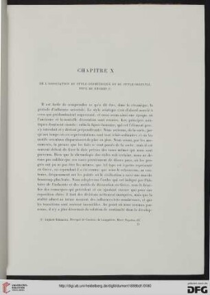 Chapter X: De l’association du style géométrique et du style oriental. Type de Rhodes (1)