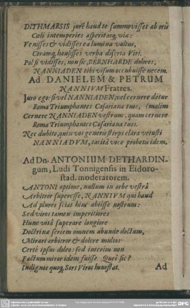 Ad Danielem & Petrum Nannium Fratres