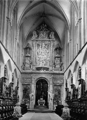 Salem. Ehemalige Zisterzienserabtei. Abteikirche (Pfarrkirche Mariä Himmelfahrt) (1299-1414, Umbau 1750-1751; J. C. Bagnato). Innenansicht
