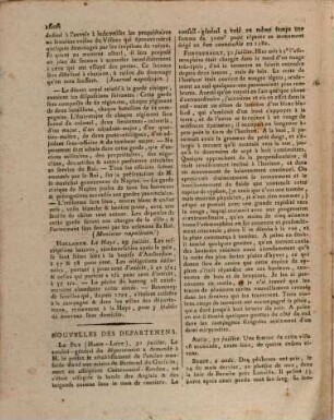 Journal de Paris . 1806, Nr. 213 [u.] 217 - 218 [u.] 221 [u.] 252 [u.] 255