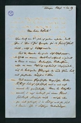 Brief vom 7. Januar 1869