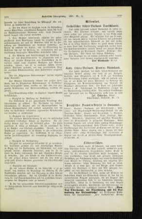 Kath. Lehrer-Verband, Provinz Rheinland