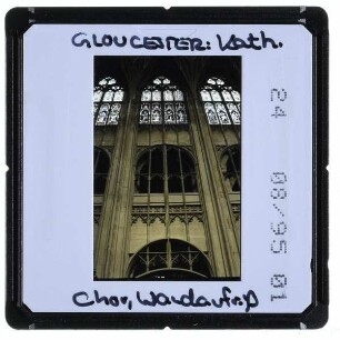 Gloucester, Kathedrale : Chor, Wandaufriß