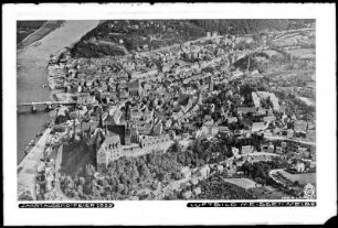 Meißen an der Elbe, Jahrtausendfeier 1929, Luftbild