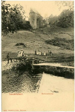 Lauenstein. Schlossruine
