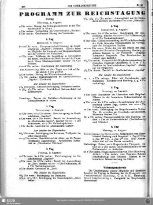 Programm zur Reichstagung