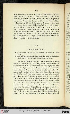 § 19: Areit in Blei und Zinn
