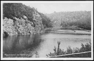 Lauenhain. Talsperre, Wappenfelsen u. Mühlengrund