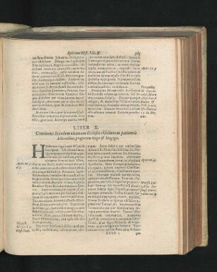 Liber X. Continens Seculum ultimum Ecclesiae obsidionem patientis a Gentibus, praesertim Gogo & Magogo.