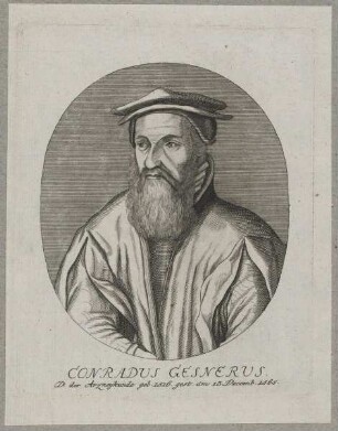 Bildnis des Conradus Gesnerus