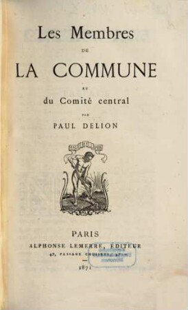 Les membres de la Commune et du Comité central