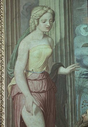 Amor erblickt die göttlich verehrte Psyche