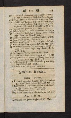 13-30, Zweyter Anhang.