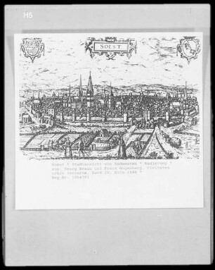 Soest, Stadtansicht von Südwesten