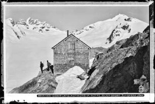 Berner Oberland, Konkordiahütte, Blick gegen Jungfraujoch