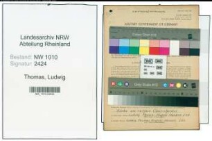 Entnazifizierung Ludwig Thomas , geb. 04.09.1913 (Malermeister)