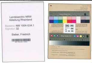 Entnazifizierung Friedrich Sieber , geb. 15.06.1912 (Dentist)