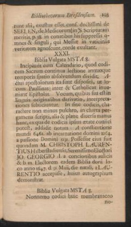 XXXI. Biblia Vulgata MST A. 8.