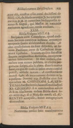 XXXI. Biblia Vulgata MST A. 8.