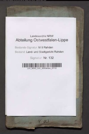 Erblasser: Hagedorn, Friedrich Wilhelm: