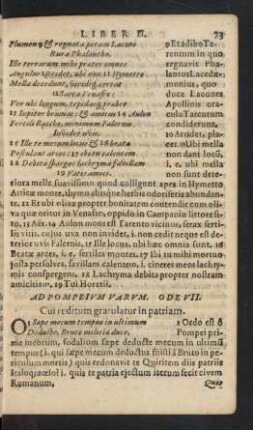 Ode VII.