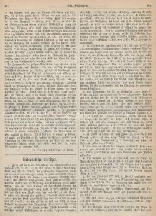261-264 Literarische Notizen