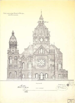 Schmidt, Albert; München, Mariannenplatz; Ev. Luth. Pfarrkirche St. Lukas (Lukaskirche) - Ansicht