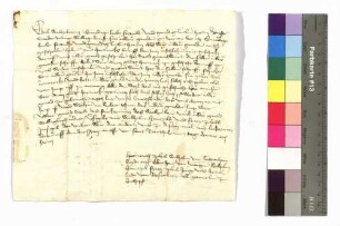 Heinrich Zobel und die Ganerben zu Schüpf an Hohenlohe.