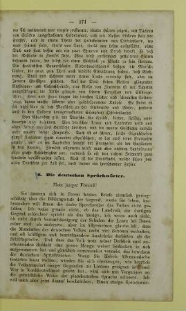 6. Die deutschen Sprüchwörter