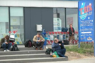 Airport Hahn Terminal : Aufgenommen 2004 am Flughafen Hahn im Hunsrück