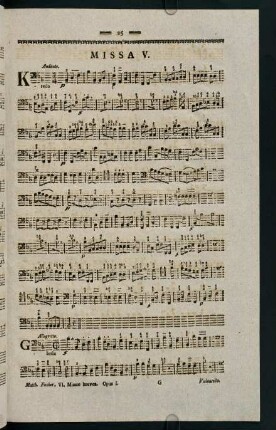 25-31, Missa V.