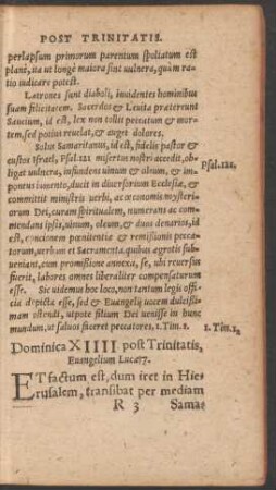 Dominica XIIII. post Trinitatis ...