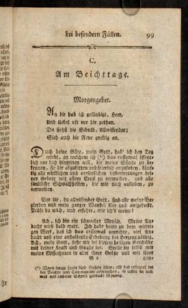 99-108, C. Am Beichttage.