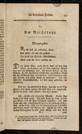 99-108, C. Am Beichttage.
