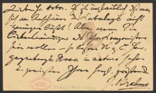 Brief an Edmund Astor und J. Rieter-Biedermann  : 12.10.1886