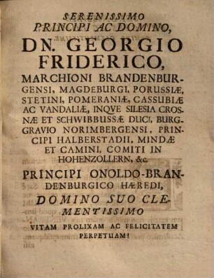 Dissertatio Juridica, Exhibens Jura Ac Privilegia Minorum