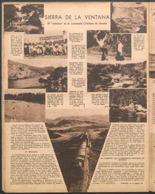 Sierra de la Ventana : El "camping" de la Asociación Cristiana de Jóvenes