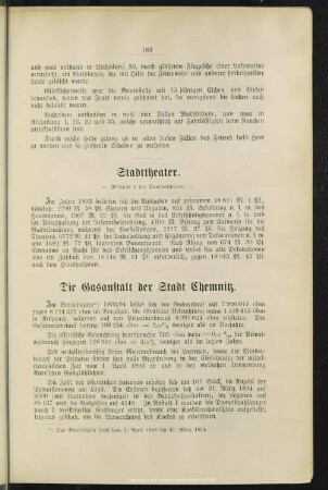 Die Gasanstalt der Stadt Chemnitz
